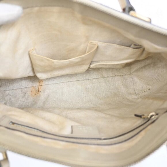 GUCCI Sherry GG Pattern 2way Shoulder HandBag Canvas Leather BN WE - Picture 7 of 15